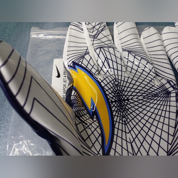Nike Promo Vapor Jet 4 Pro Chargers Gloves  Sz 4XL New - Picture 5 of 6